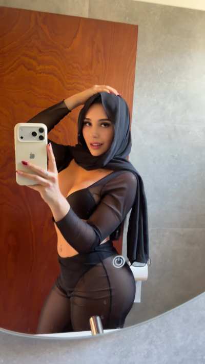 The hijabi next door looks innocent but is secretly a total slut