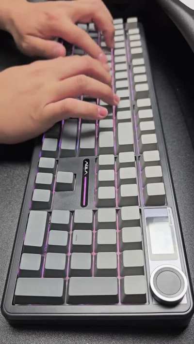 Aula F108 Pro with Silent Cotton Candy switches