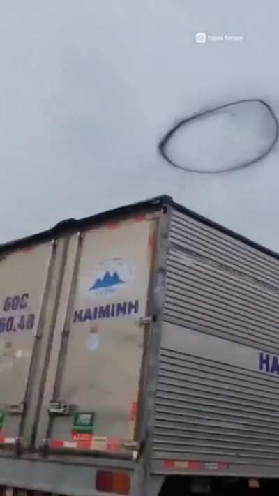 A strangely shaped cloud in Vietnam