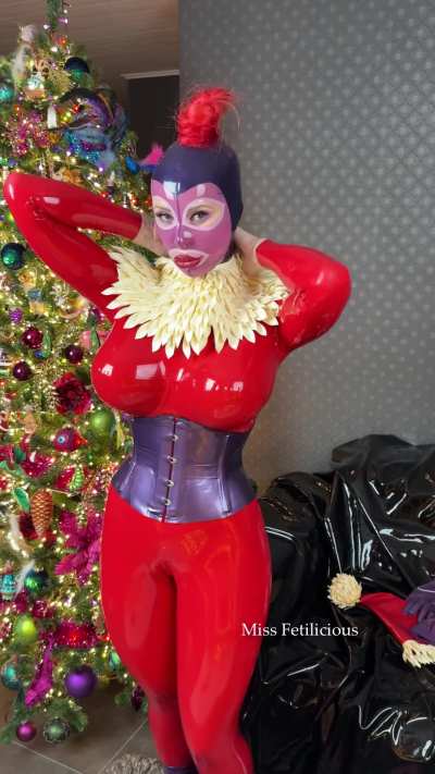 Christmas is over. Time for Santa to take a break and take off the latex…