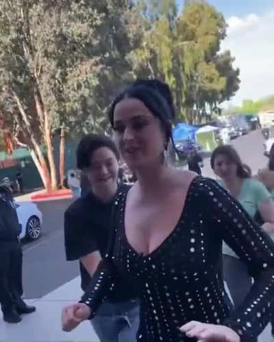 Katy in a hurry...
