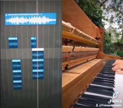 The OG piano was actually really awesome but I had to do it to em