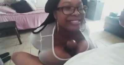 She didn’t even realize How fast She made him nut 😭🥜🍼💦💦