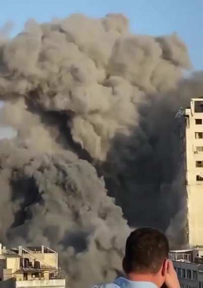 This post has been deleted by mods earlier, here we go again, Israeli targeted airstrikes destroy residential/business building in Gaza city