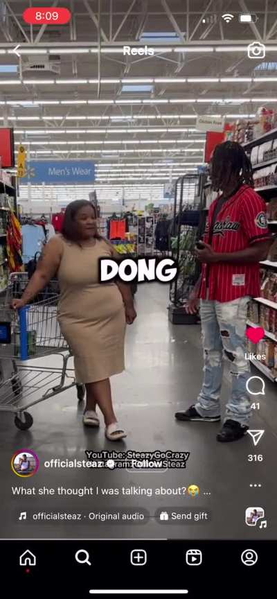 Lol he got her