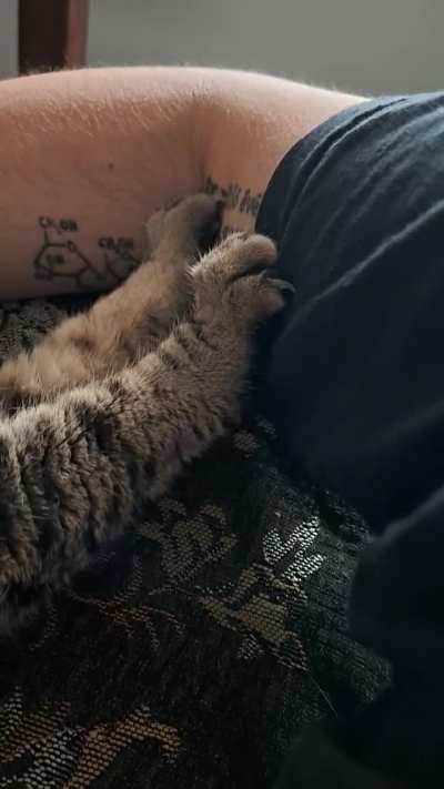Kneading on skin