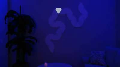 I programmed my Nanoleaf Aurora panels to Crescendolls! (it’s all that I’ve got while I wait for Alive 2027 😅)