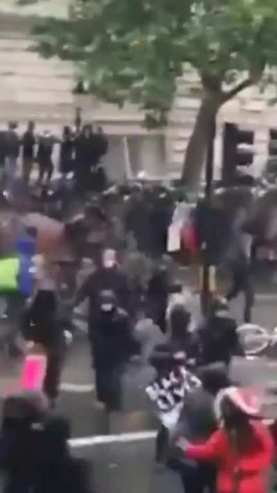 Police Officer’s horse destroys him