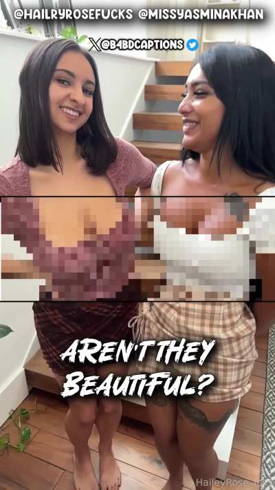 Titty Tuesdaaaaay. are you beta enough to cum to their pretty faces & censored cleavage?