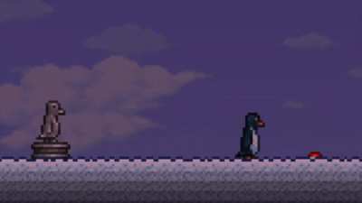 the Penguin Statue