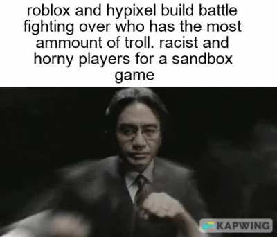seriously. how many times have we seen someone make a dick/swastika in build battle.