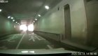 Mom with baby in the middle of the lane
