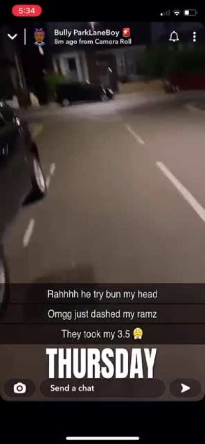 “Rahhh he try bun my head” He had a taser out bro😭😭😭