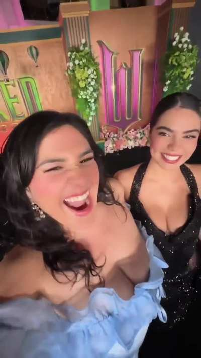 Auli’i with Lauren at the Wicked: For Good premiere 11/17/2025