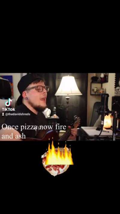 Last night I promised to make the kids pizza bagels for school lunch today, but I got drunk and burnt them, so I wrote a song about it.