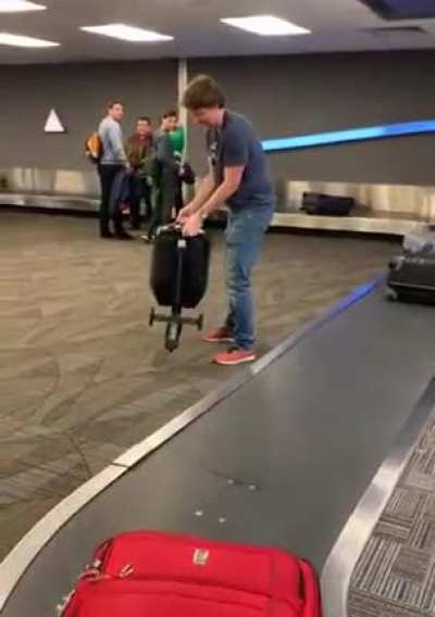 Somebody trip him.