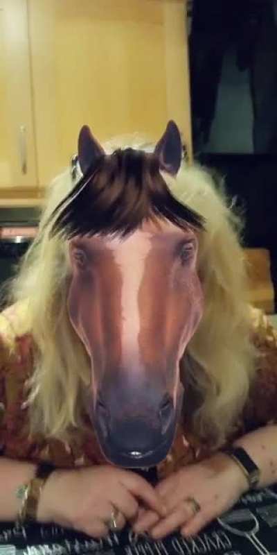 Snapchat filters never fail to make my mum laugh