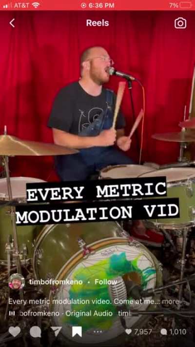 Poor drummers never get the girl, idk why