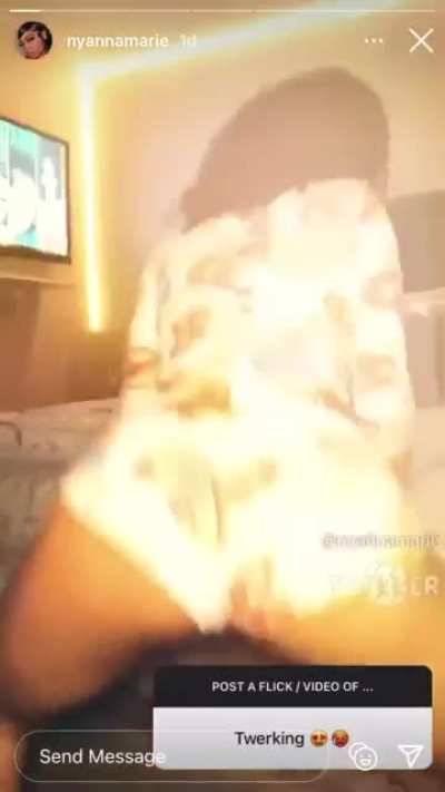 She might not have alot of ass but she know how to move it