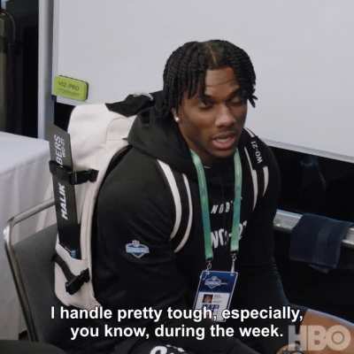 [Hard Knocks] Malik Nabers' NFL Combine interview with the Giants