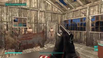 Wanted to try out my new gun range, gave myself nightmares as well…