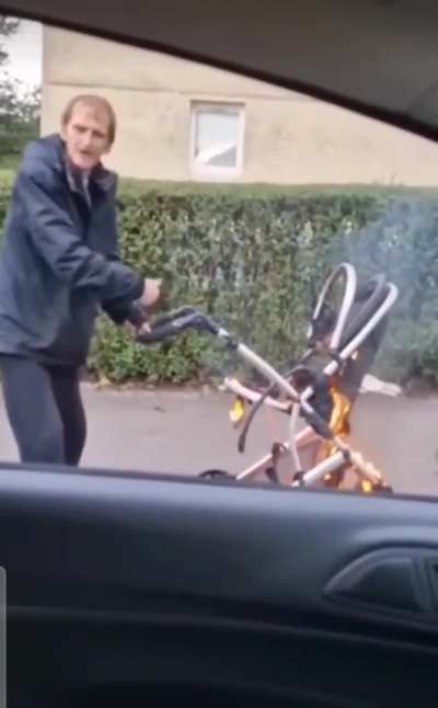 Just a Scottish dude walking his fire.