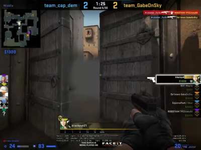 I just got csgoed...