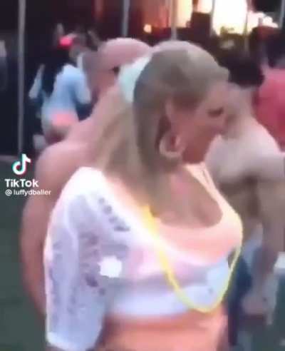 The look on her face