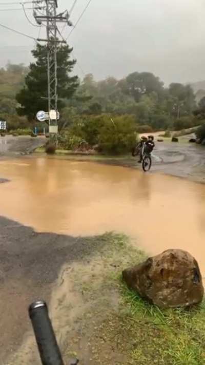 Doing a Wheelie