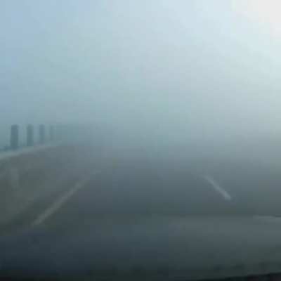 Driving Too Fast in Fog...