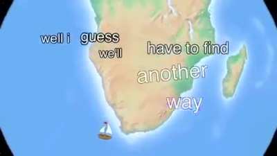 When a big ship clogs your favorite canal
