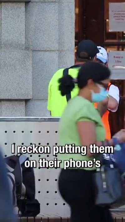 Asking strangers to sign obscene Fake petition