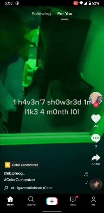 Ew...