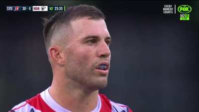 James Tedesco's first conversion attempt of his career