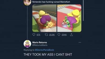 Can’t have shit in MarioKart 💀