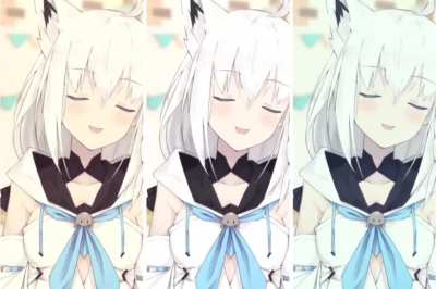 Fubuki sings Good Night Friends, but there's two more of the fox (and they harmonize!)