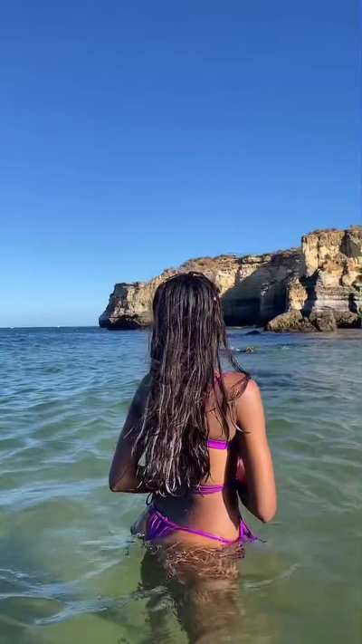 In the water