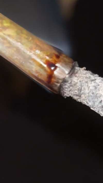 Oil rings💨 when you get an oil ring and ash like that you know your smoking the good one🔥     Strain:Pink sherbert🍭