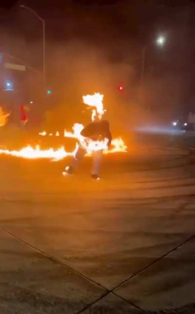 Setting fire 🔥 in the wrong moment and place 