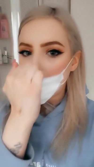 dildo under mask