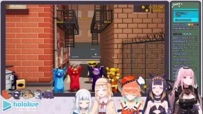 LMAO Kiara just kill her before the game started! Excuse her rudeness, she is a good bird (source: 3º collab in ina’s channel  