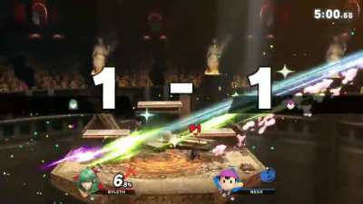 Proud of this Ness player, only used PK Fire 27 times. I challenge any Ness mains out there to beat this extraordinarily low score.