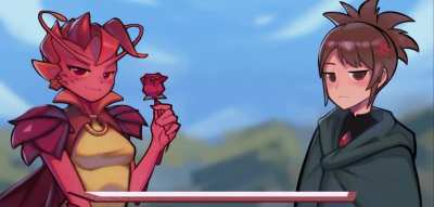 Dota as a Visual Novel mock-up (feat. Dark Willow and Marci)