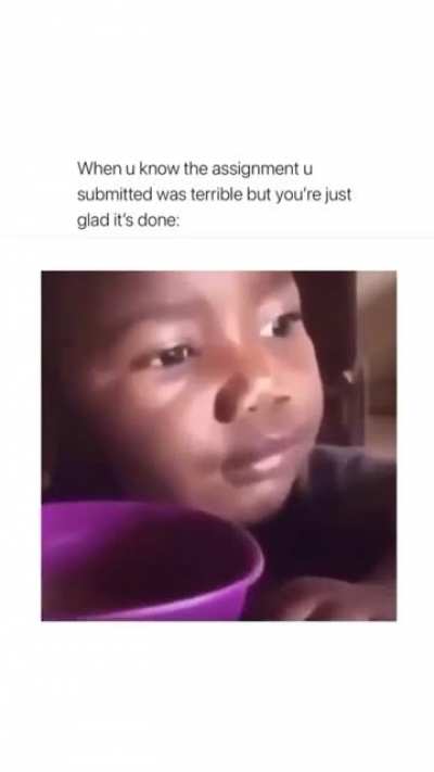 Yeah, I'm done