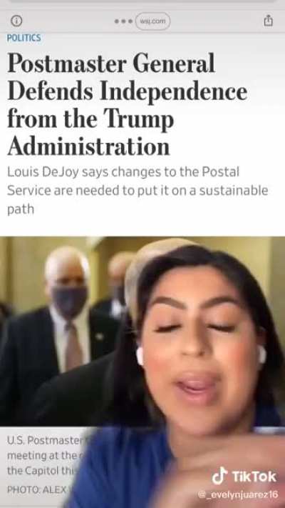 For people who want to describe the current situation regarding the USPS to their Hispanic families (Note: all info in Spanish)