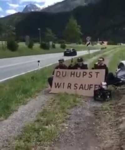 Du hupst..