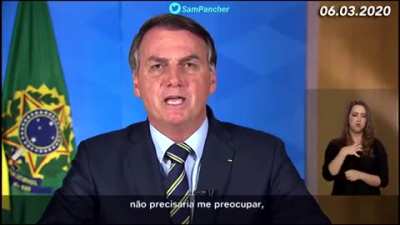 Bolsonaro nega hoje que chamou o covid de gripezinha