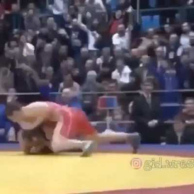 Gadisov the wrestler with the best fireman's carry