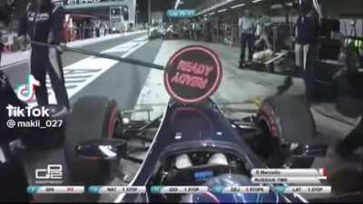 Wheel in the pits