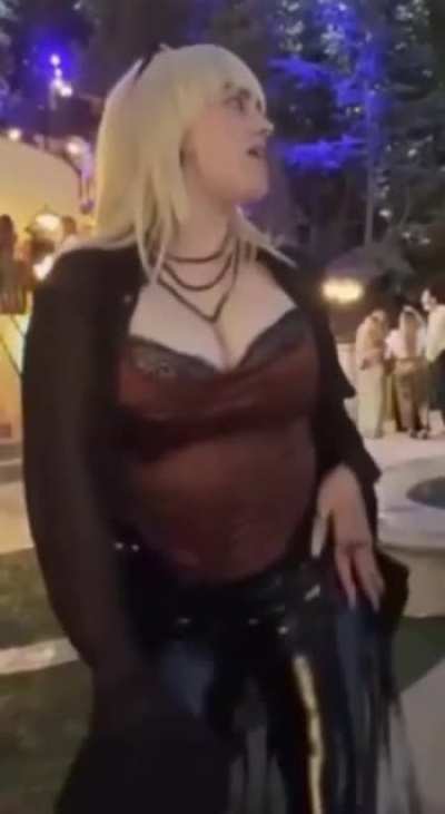 Feeling herself